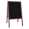 Flipside Stained Easel w/White Dry Erase/Black Chalkboard, 42in H x 24in W 31210